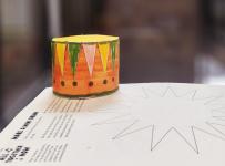 photo of paper drum craft